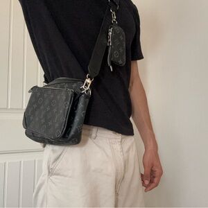 Louis Vuitton Dark Gray Monogram Messenger Bag